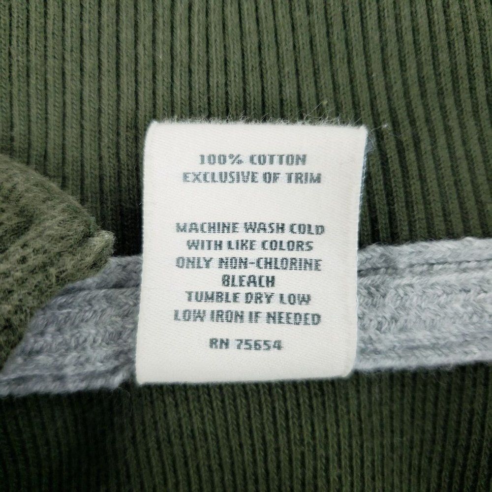 Abercrombie & Fitch Long Sleeve Knit Pullover Men's Green Sweater Size Large - Picture 4 of 9